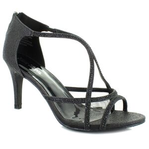 Silver Slipper black formal dressy heels